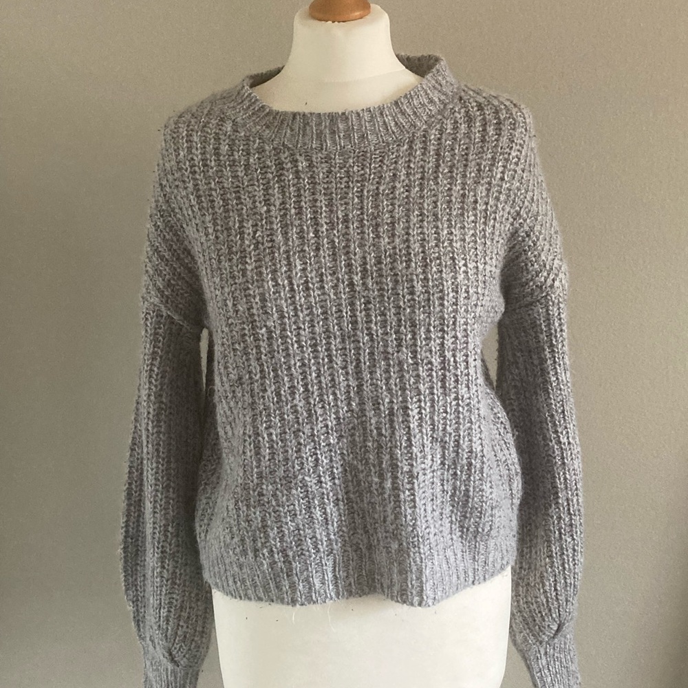 Chunky Gray Sweater